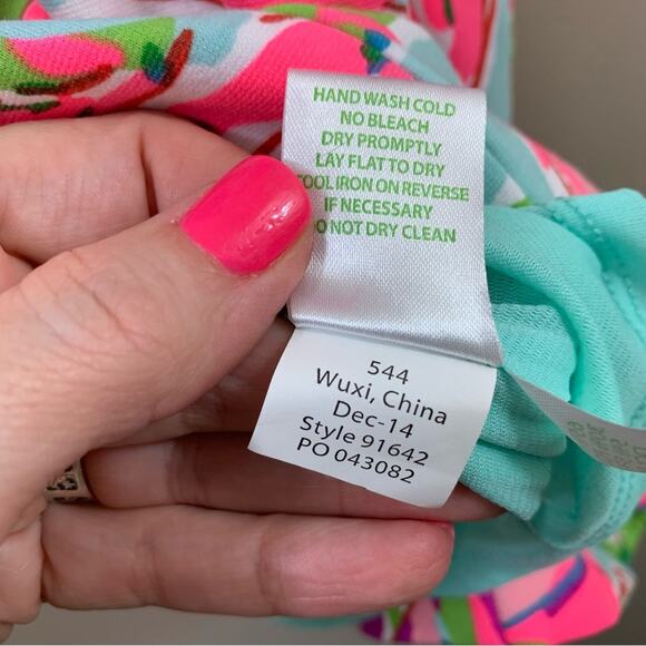 Lilly Pulitzer Briella Multi In The Vias Cocktail Pink/Blue Dress - Picture 6 of 9